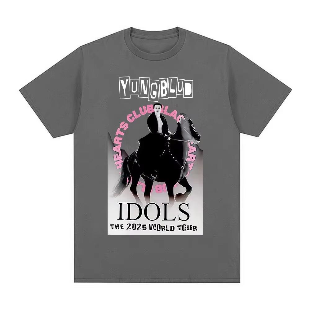 Yungblud IDOLS Merch TShirts Men Women Clothing Fashion Rock Street Short Sleeve T Shirt Summer Casual Cotton Oversized Tshirts