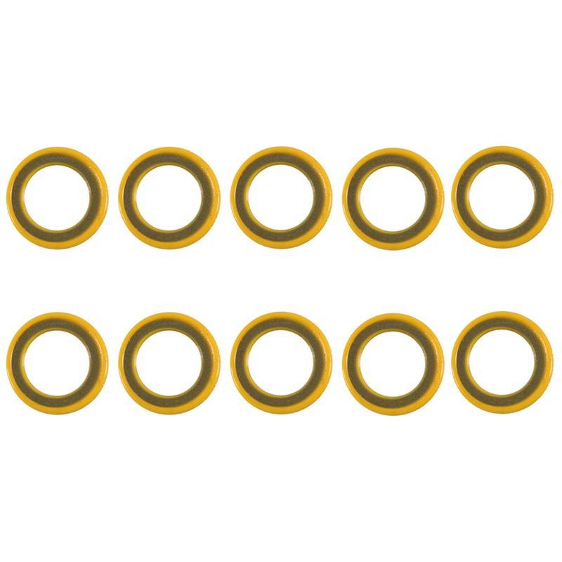 AA92-10Pcs 26-830749 Gear Case Lube Oil Drain Plug Washer Gasket For Mercury Marine Mercruiser Motor Boat Accessories