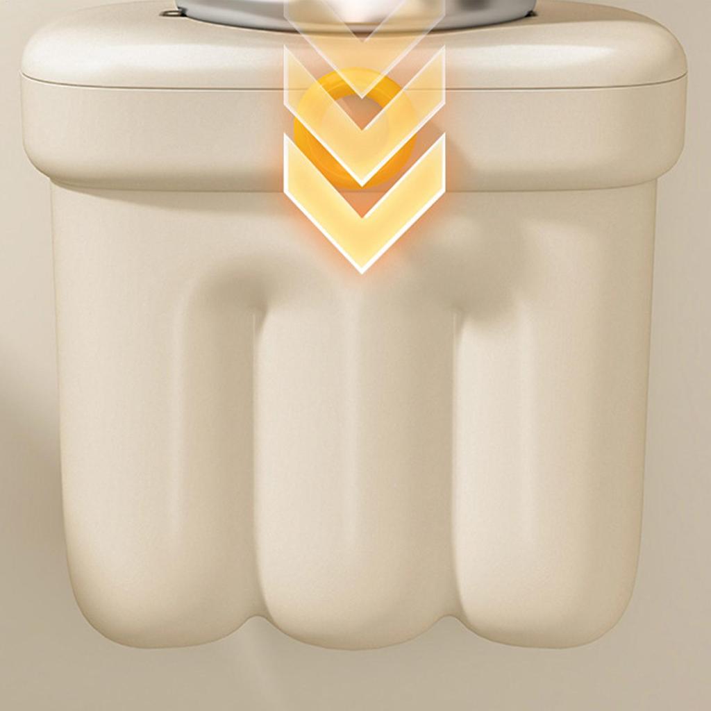 Kitchen Compost Bin Wall Mount Space Saving Garbage Container Food Waste Bin for Countertop for Dorm Cabinet Cupboard Countertop