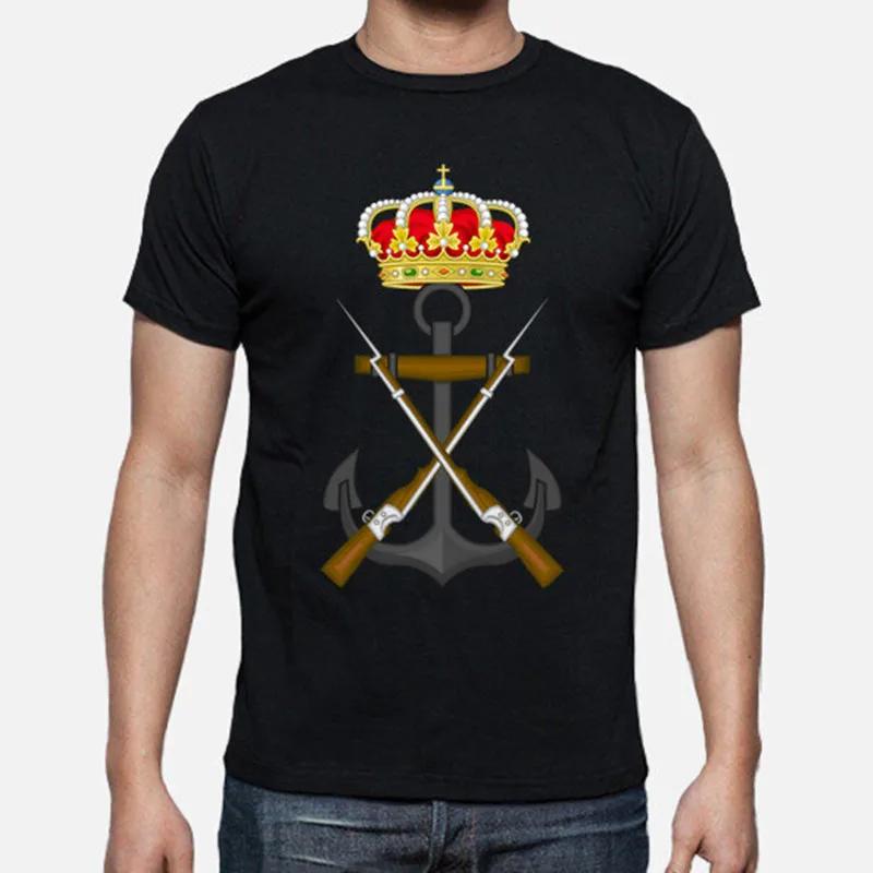 Infantería De Marina Española Men TShirt Short Sleeve Casual 100 Cotton ONeck Summer TShirt Size S3XL