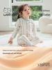 Weibeilu Girls' Cotton Long Sleeve & Pants Set - Spring/Autumn Two-Piece Base Layer.