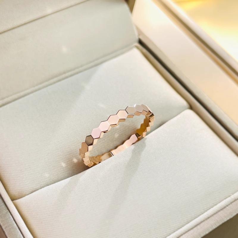 

Кольцо «Соты» из 18-каратного золота с бриллиантами по всей поверхности - Легкая роскошь, Толстое гальваническое покрытие, Штабелируемый дизайн US Size 6