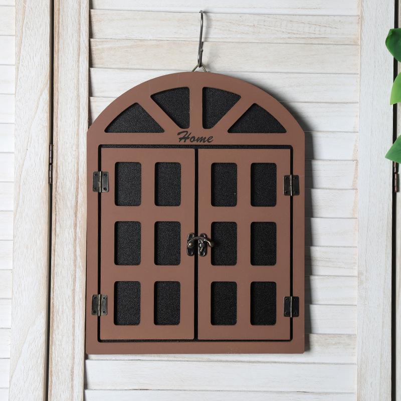 Fake Window Decoration, Wooden Wall Hanging, Wall Decoration, Blackboard Message Board, Coffee Shop, Milk Tea Shop, Bar Window Pendant
