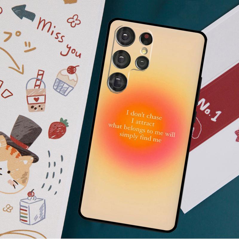 Ins Style Spiritual Angel Hippie Case For Samsung Galaxy S23 S20 FE S21 FE S22 Ultra Note 20 S8 S9 S10 Note 10 Plus Back Cover