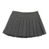 Elegant Grey Wool A-Line Pleated Skirt for Women - Versatile, Age-Reducing, Anti-Exposure, Korean Style, Autumn Winter 2025