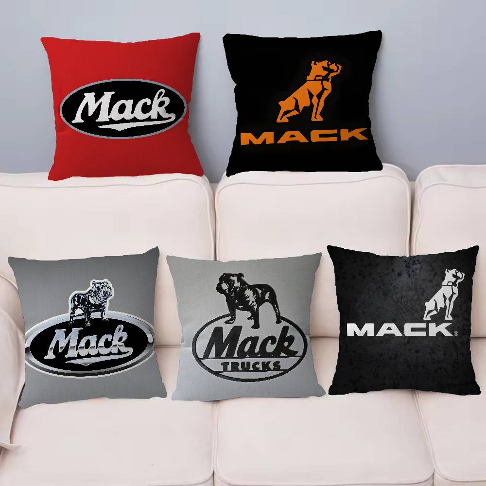 T-Truck Car M-MACKs Logo Pillow Anime Pillow Sofa Bed Head Pillow Cover Cushion Cover 45x45 cm Fashion