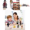 Handcrafted Wooden Family Puppets Jointed And Lifelike Ideal For Display Or Play