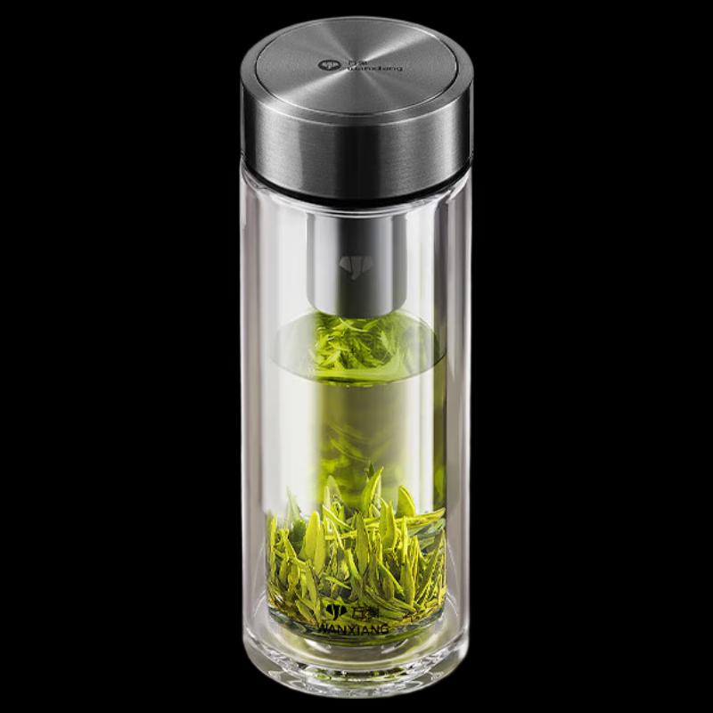 

WANXIANG Double-Layer Business Office Glass Cup