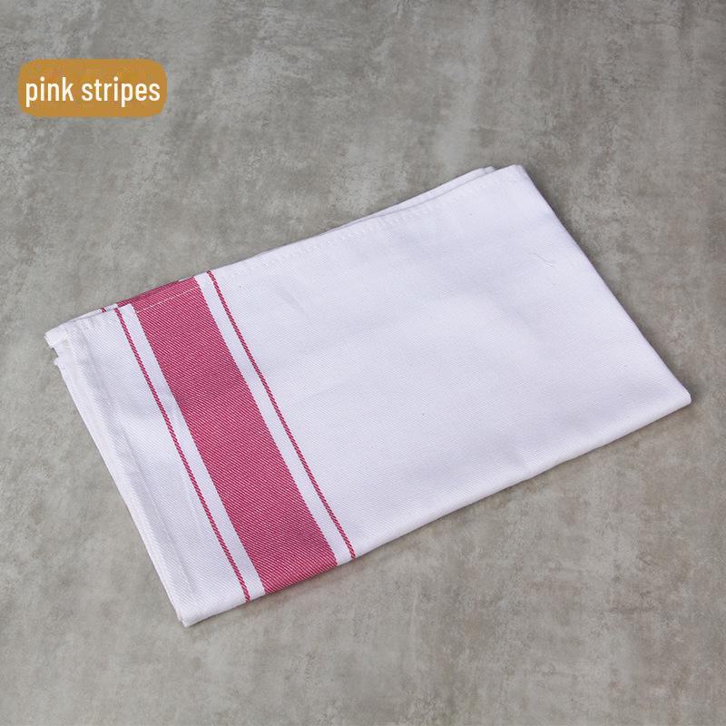 

35x50 см чиста бавовняна серветка для протирання скла без ворсу для чашок та використання в готелі 35x50 cm