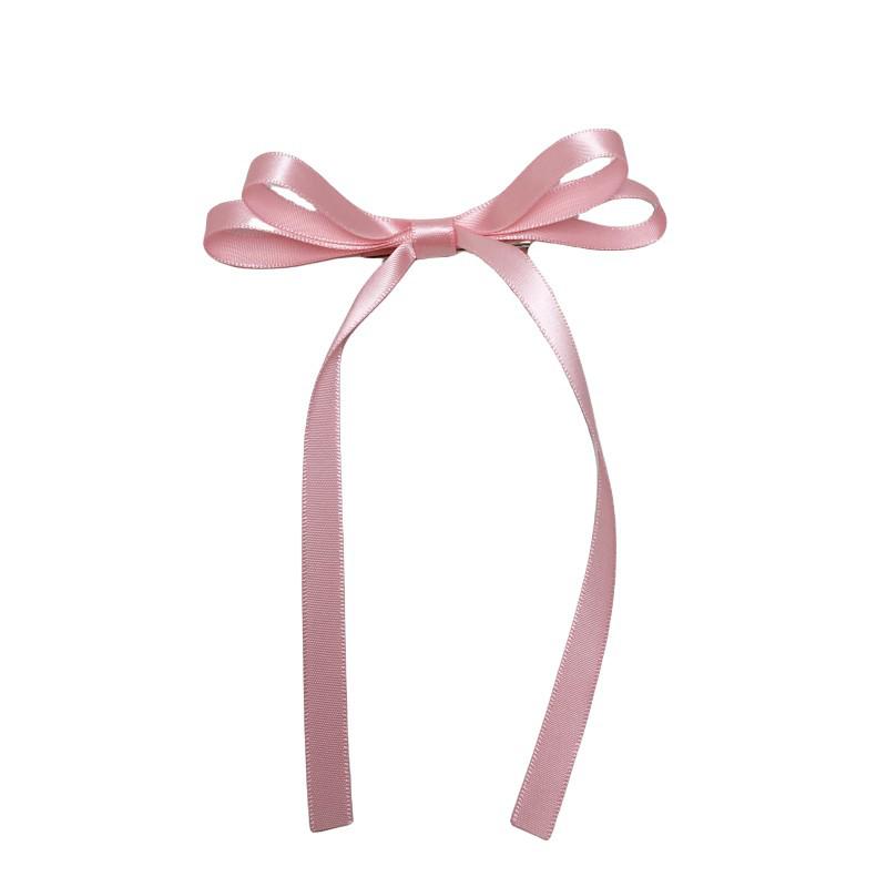 Elegant Double Layer Bow Hair Clip - Princess Style Ribbon Hair Accessory Other