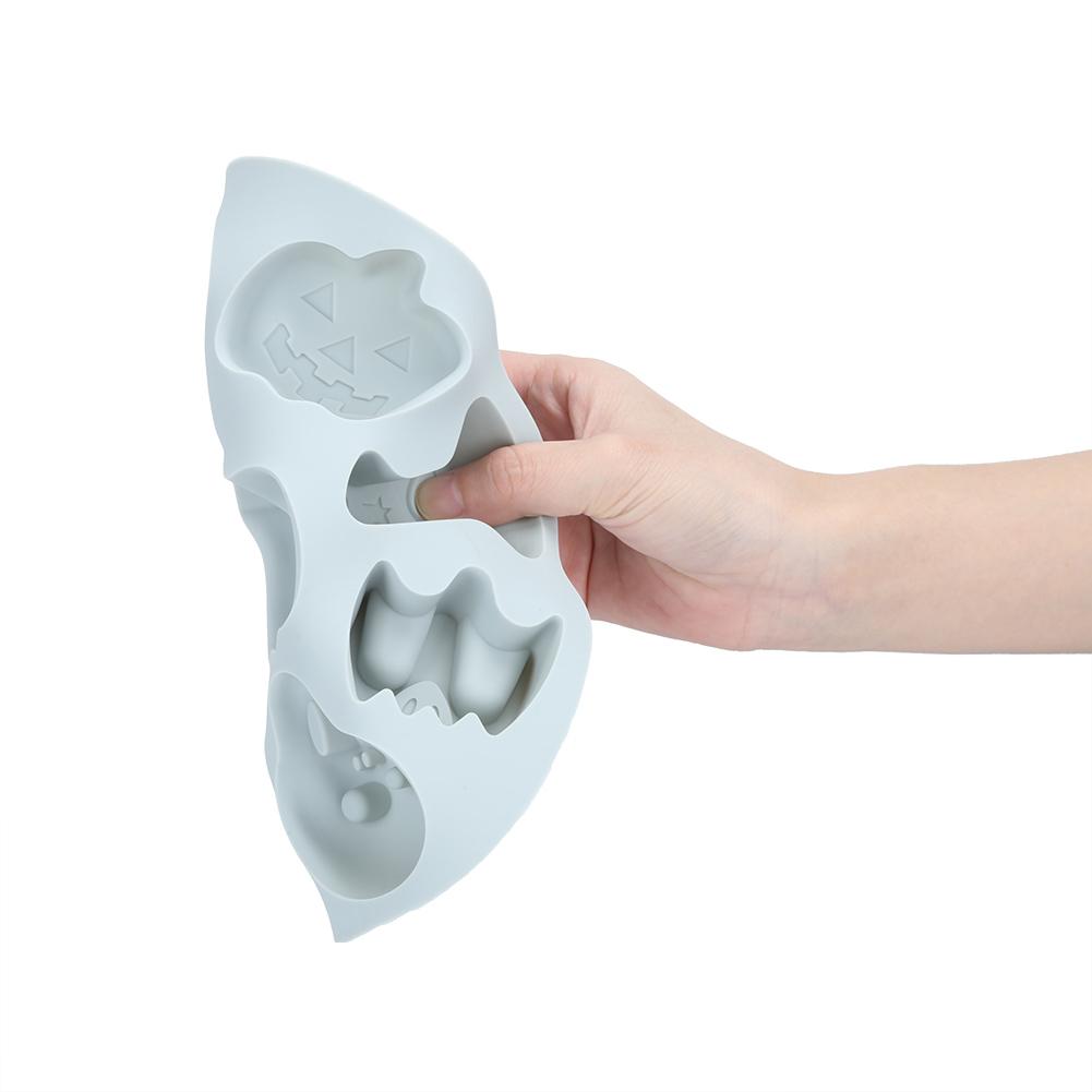 

2pcs Halloween Pattern Silicone Mold Cake Chocolate Fondant Mould Decorating Baking Tool