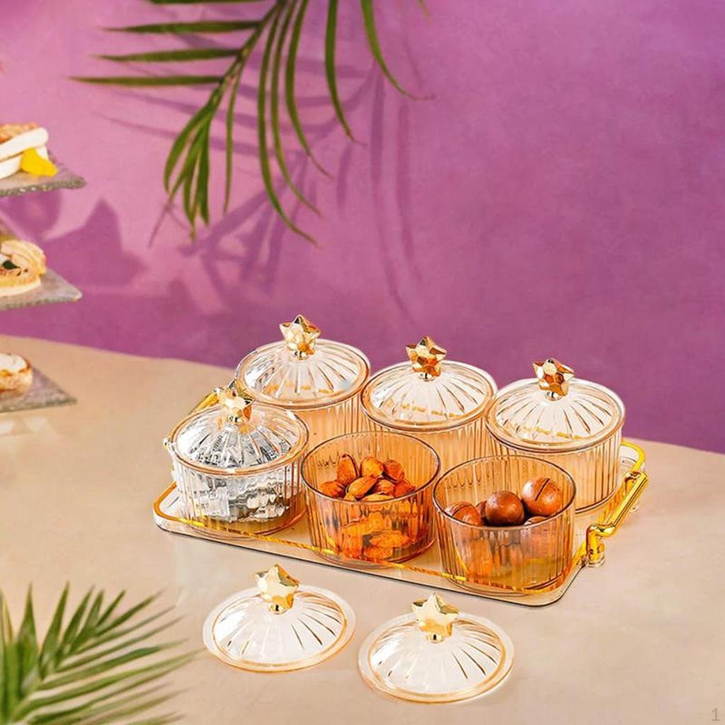 Divided Platter for Dried Fruits And Snacks Ideal Celebrations