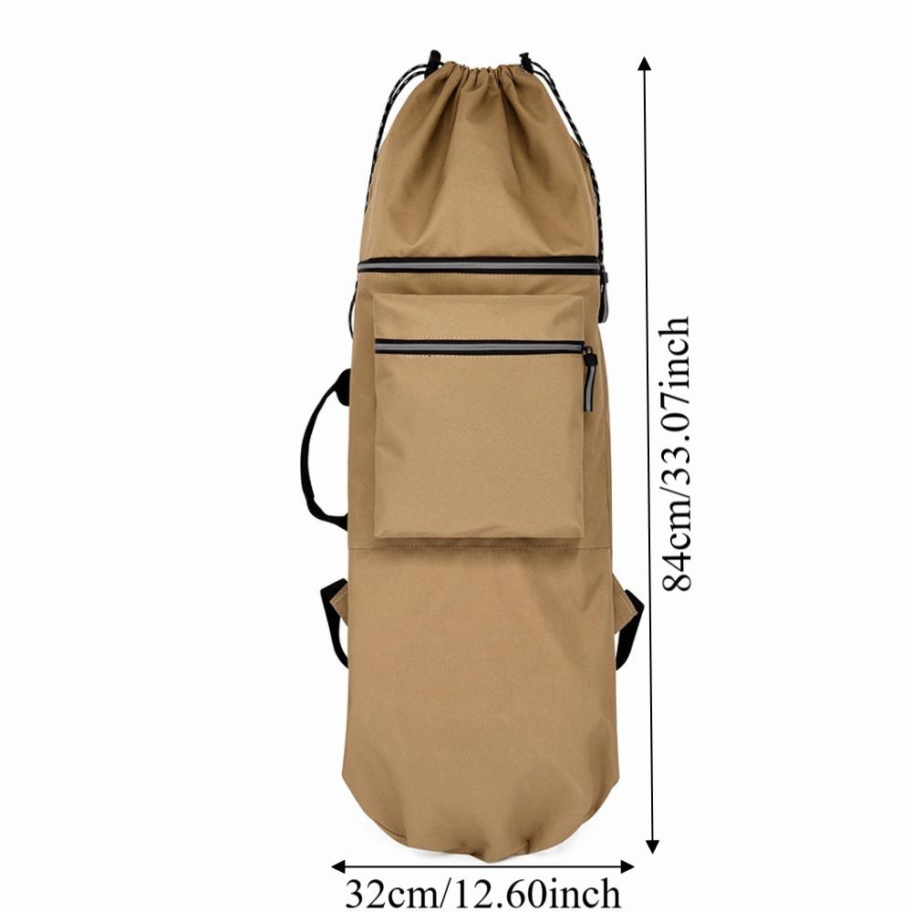 

Waterproof Skateboard Backpack Oxford Cloth Skateboard Gear Bag Skateboard Bag Skateboarding хакі