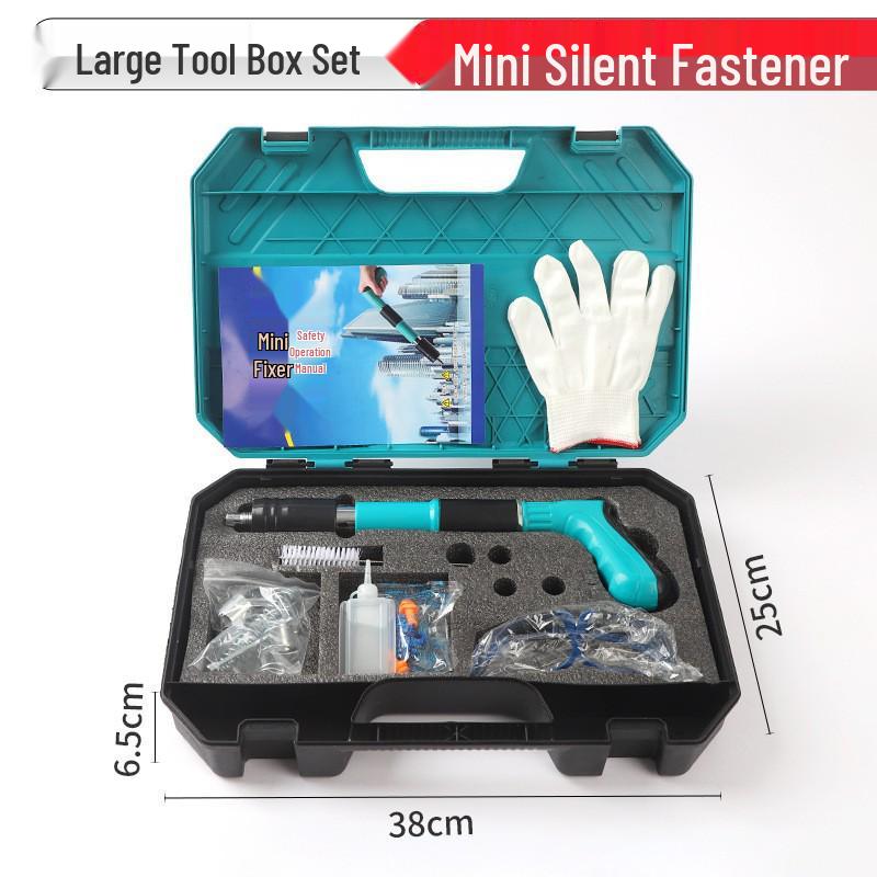 One-piece Nail Gun with Silencer for Installation and Ceiling Decoration