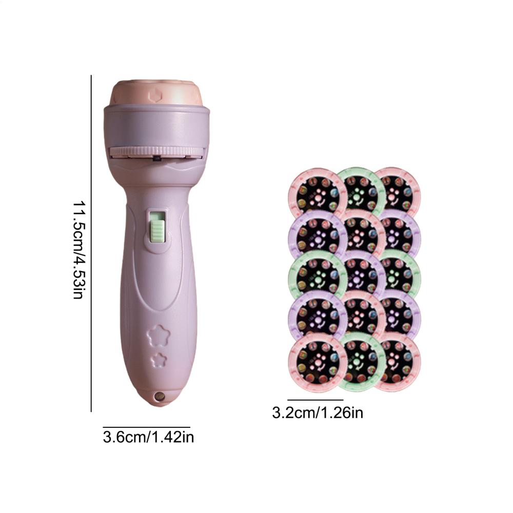 120 Patterns Projector Toys Flashlight Kids Flashlight Projector Educational Toys Cartoon Patterns Projector Educational Toys