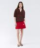 GBH APPAREL Crochet Knit Collar Top / Brown