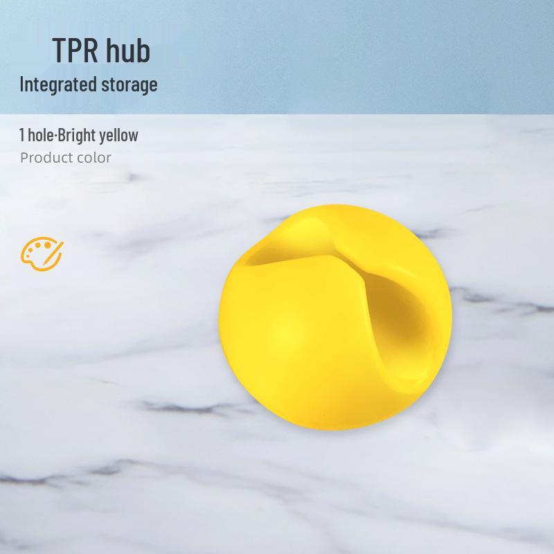 Desktop Cable Organizer: Samoprzylepny klips do organizacji przewodów i danych