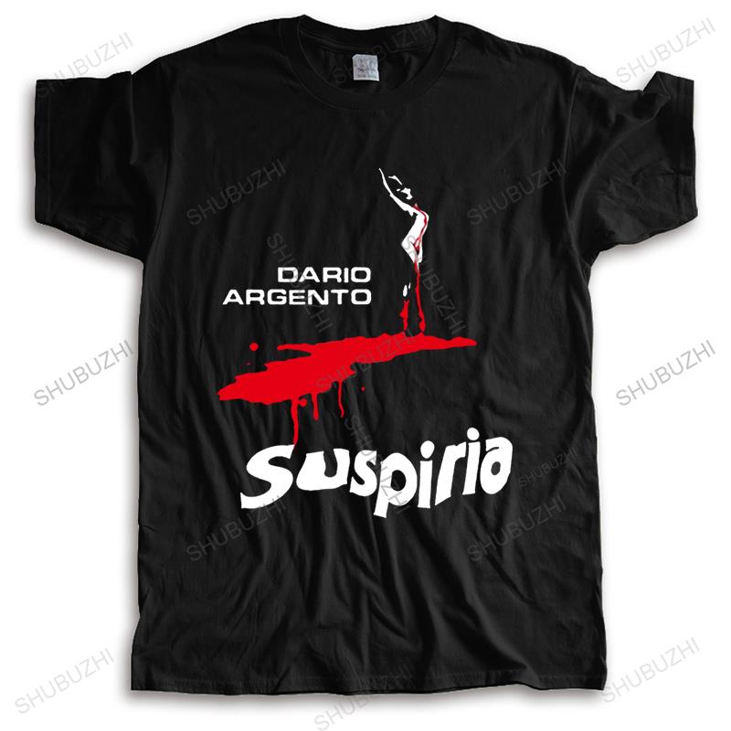 Male streetwear Tshirt luxury cotton T shirt Brand Clothing Suspiria Dario Argento summer Unisex O-neck Teeshirt Size