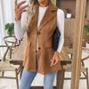 Women's Fashionable Suit Collar Vest for and Casual Wear