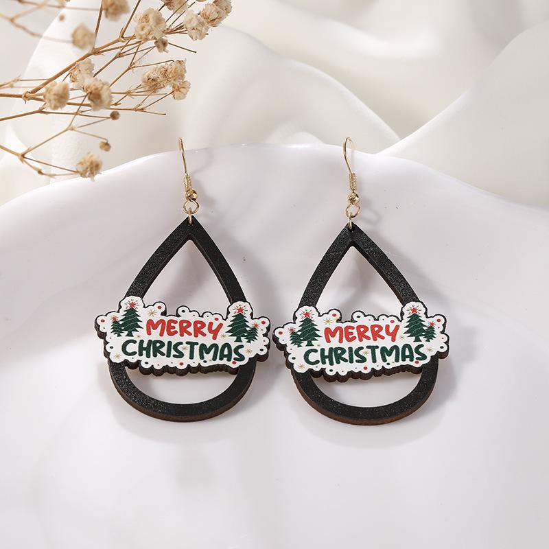 High-End Reindeer Candy Christmas Earrings for Women: Cute Cartoon Holiday Jewelry