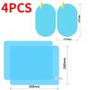 Waterproof Car Rearview Mirror Film Nano Rainproof Transparent Protective Sticker Universal Rearview Mirrors Anti-Fog Stickers