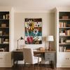 Flowers Hearts Dots Stripes Pattern Digital Printing Polyester Wall Tapestry Suitable For Use In Living Rooms Offices Bars Party