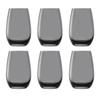 Drinking Glass - ELEMENTS - Set of 6 - Smoke Grey - 335 Ml - Dishwasher Safe