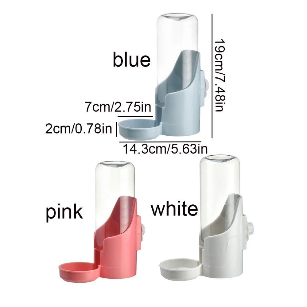 Hanging Cats Water Dispenser Transparent Rabbit Food Container Rabbit Water Bottle  For Puppy Bird