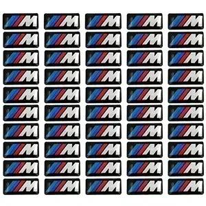 

New 2025 E60 E93 2025 Hot For BMW 50pcs Car steering wheel sticker Car Epoxy Sticker For bmw M Sticker X1 X3 X4 X5 X6 X7 e4 чёрный