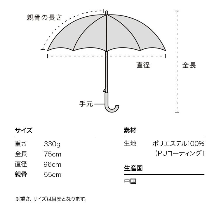 Parasol Shading Flower Drawing Black Shading UV Cut Both Sun and Long Umbrella 55 Cm Ribs for Commuting To Work or Ladies [2025] Wpc. 100% Rate/100%