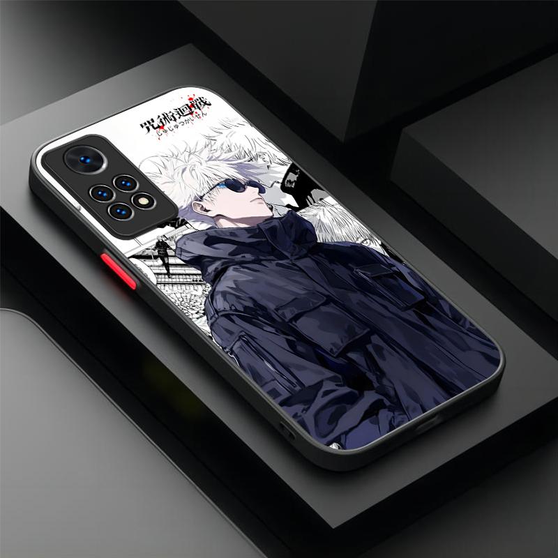 Anime Jujutsu Kaisen Case For Xiaomi Redmi Note 14 13 12 11 Pro Plus 5G 12S 11S 10S 10 9 Redmi 14C 13C 12C 12 4G A3 A3X Etui