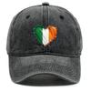 Heart Flag of Ireland Print Adjustable Hats For Woman Solid Color Fashion Snapback Baseball Caps  Perfect For Daily Wear
