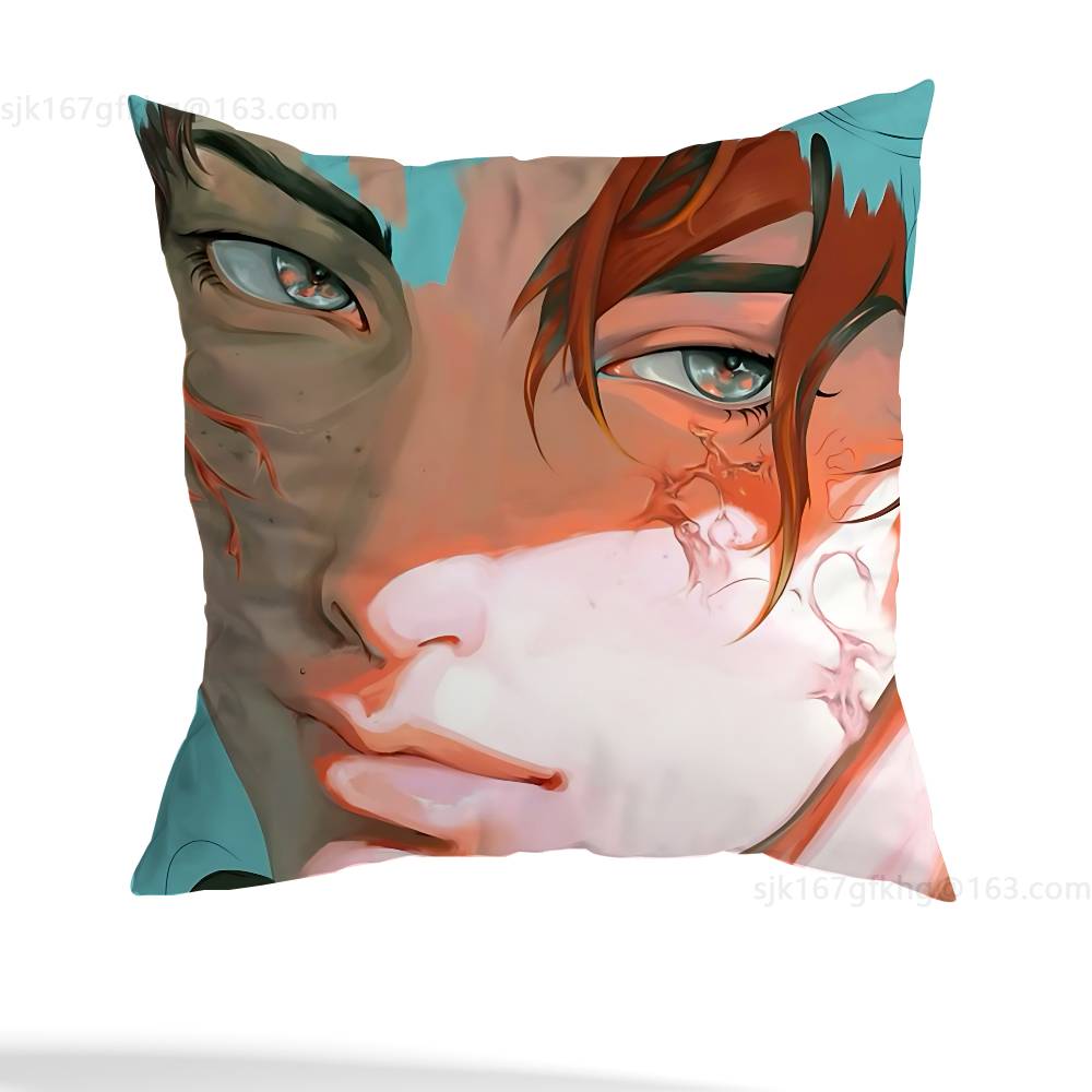 The Foxhole Court Pillow Case Square Double-Sided Printing Short Plush Sofa Cushion Cover Bedroom Bedside Pillow