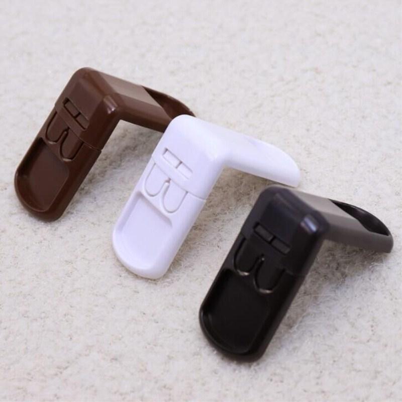 4Pcs Child Protection Drawer Cabinet Lock Kids Safety Plastic Lock Infant Baby Locks