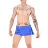Toweling Pants Elastic Waist Relaxed Fit Breathable Coral Fleece Towel Bathrobe Shorts Homewear
