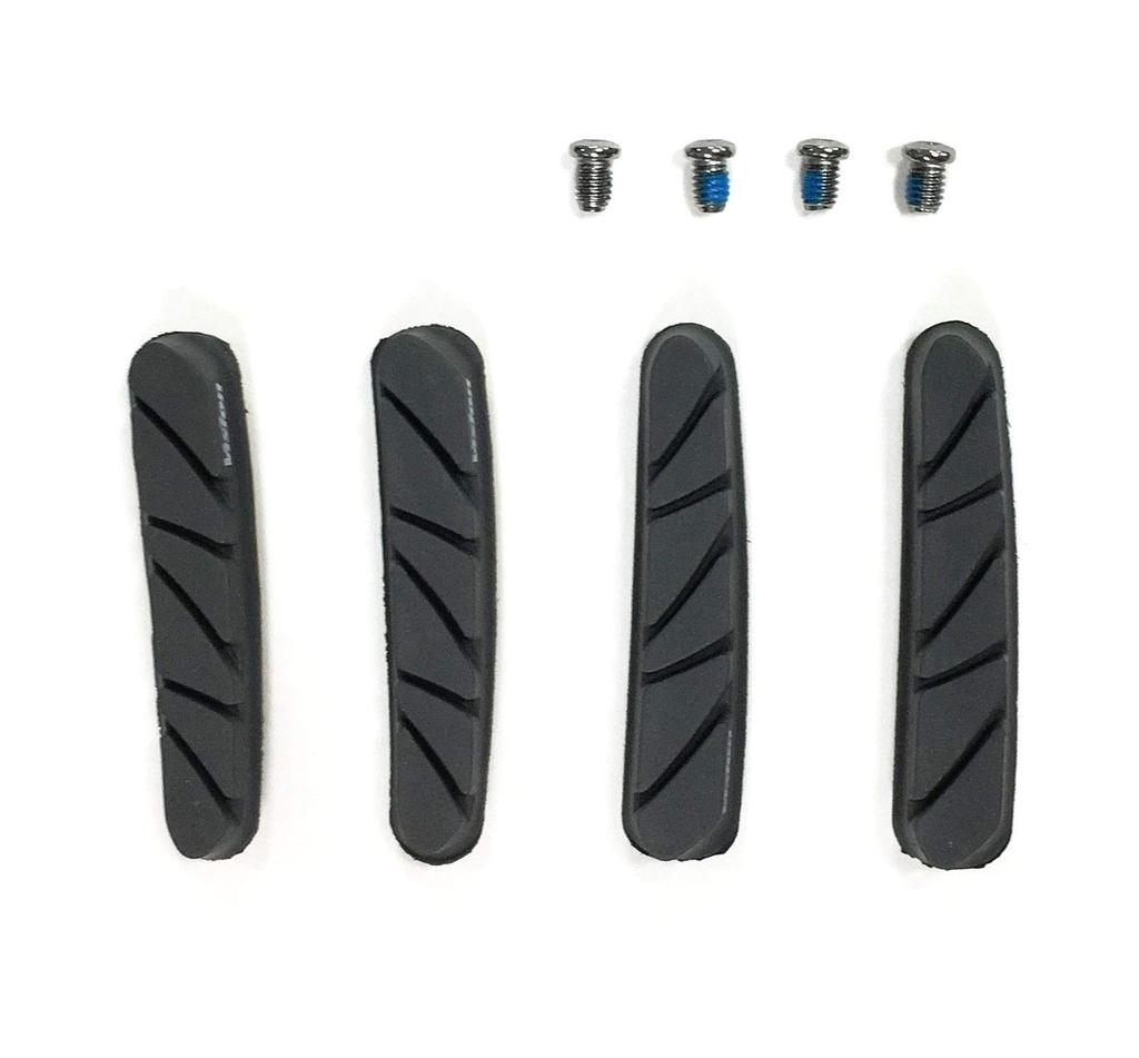 Vision T-83 Carbon Rim 4-Piece Brake Pads for Shimano Bicycles (405-0016000170) - Black