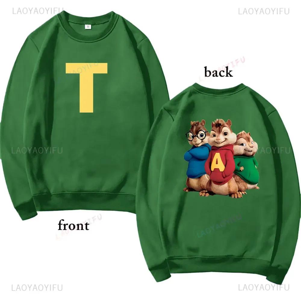Alvin and The Chipmunks: The Squeakquel's Pullover Woman Manfashion Drop Shoulder Hoodie Is Available for Best Friend Sweatshirt