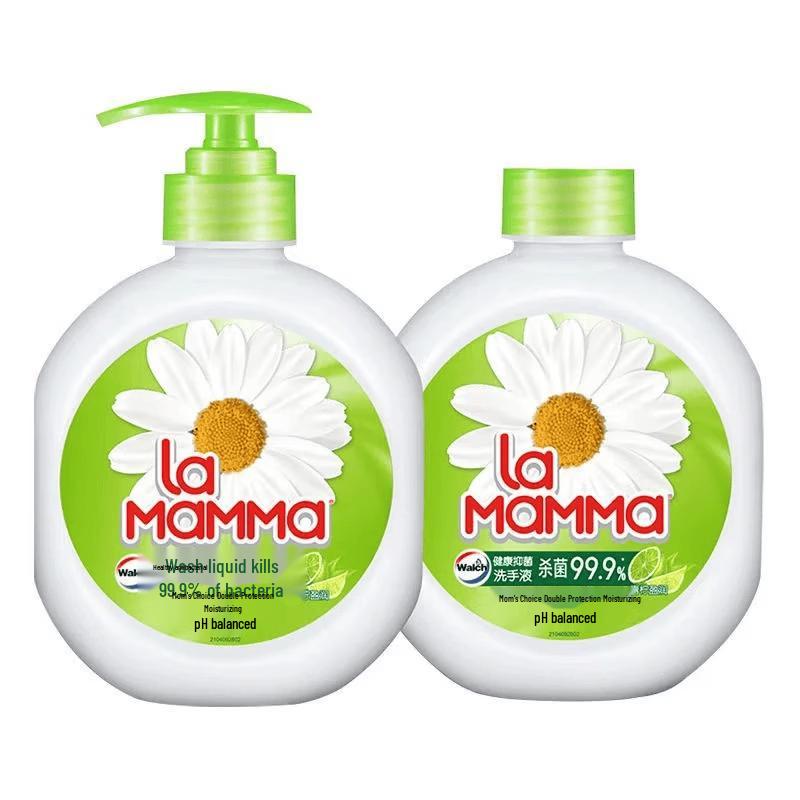 Mama s Choice Освежающий лаймовый гель для мытья рук 525 мл + Сменный блок