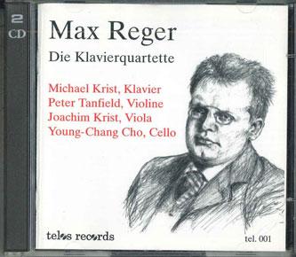 

CD MAX REGER - Die Klavierquartette TEL001 TELOS 1995 Germany Classical Used