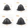1/4Pcs Durable 35/40/45/50mm Speaker Dust Cover Black Tip Coned Dust Caps PP Protective Sleeve Speaker Repair Parts Accessories