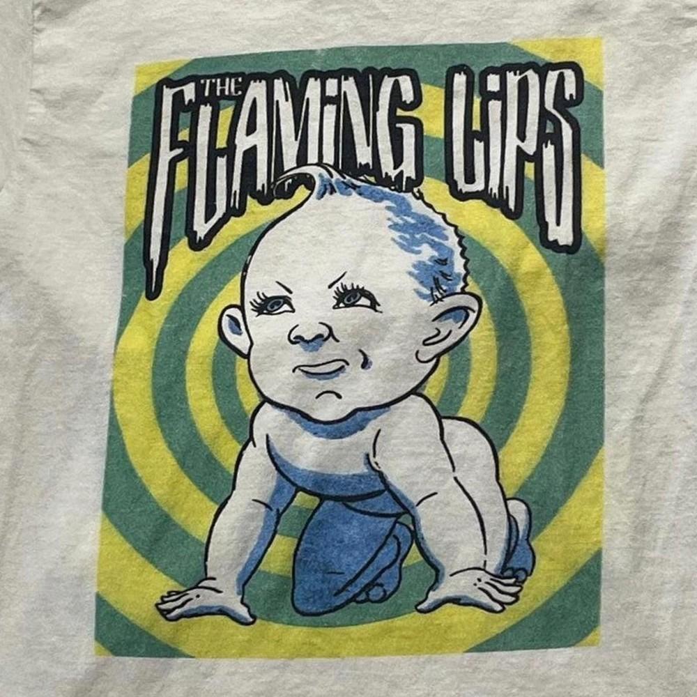 New Popular The Flaming Lips Band Gift Funny S5XL White Shirt HL088 Unisex T-Shirt
