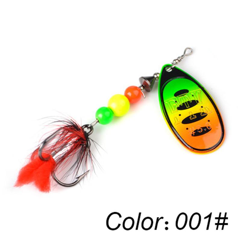 

FTK Willow Spinner Lure 12 г 18 г Медь Размер 3#-5# с тройным крючком 1#-1/0# Рыбная приманка 12g-001