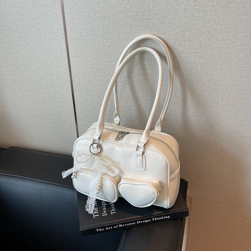 Popular Bag Women's Large-capacity New Summer Versatile Shoulder Underarm Bag Commuter Bowling Bag