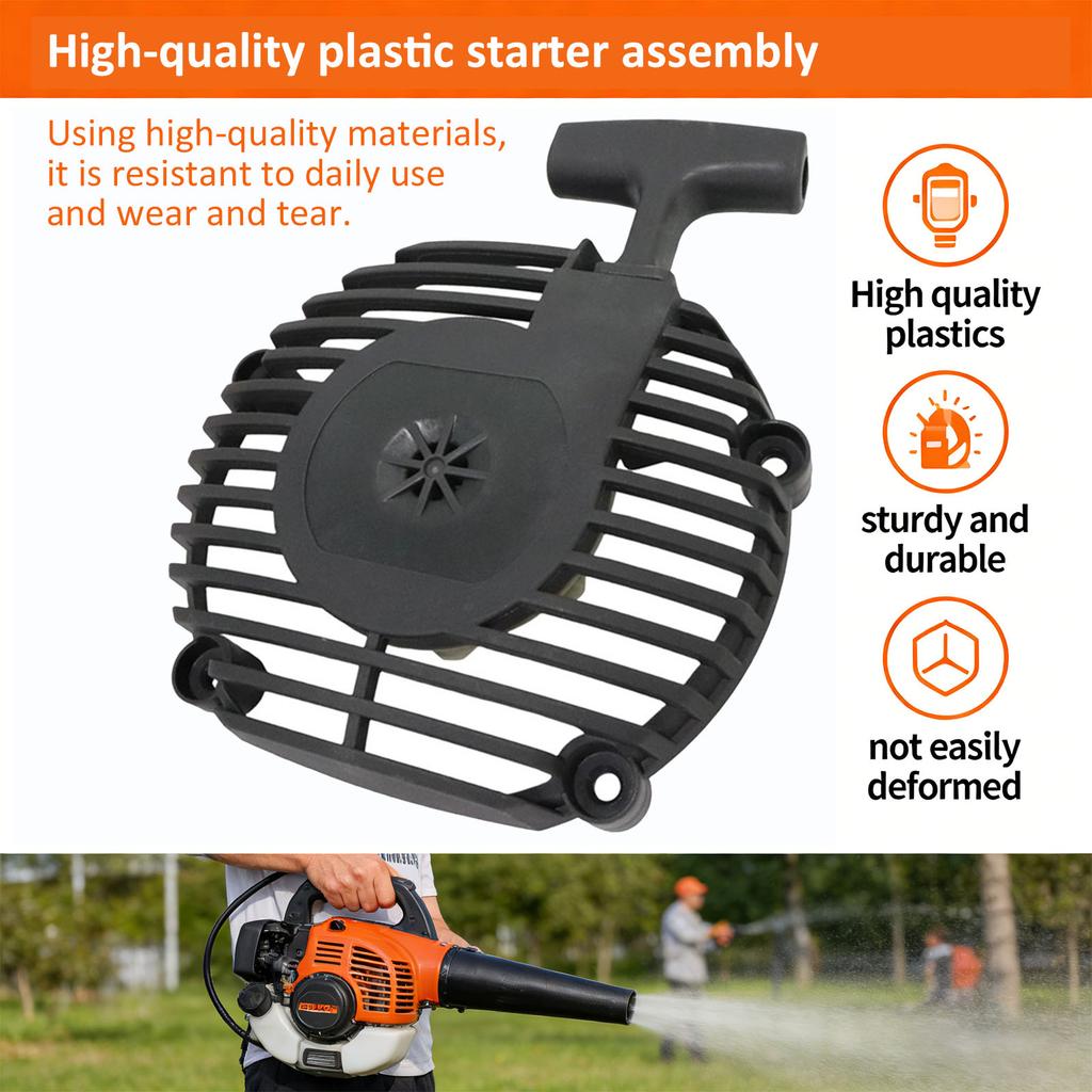 Reliable Pull Cord Starter Assembly for Outdoor Power Equipment Replacement Parts ABS Quality Design Quick Installation