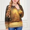 Christmas Day Sweatshirts For Children Boys And Girls Knit Sweater Cute Shirt Fall Crewneck Pullover Tops