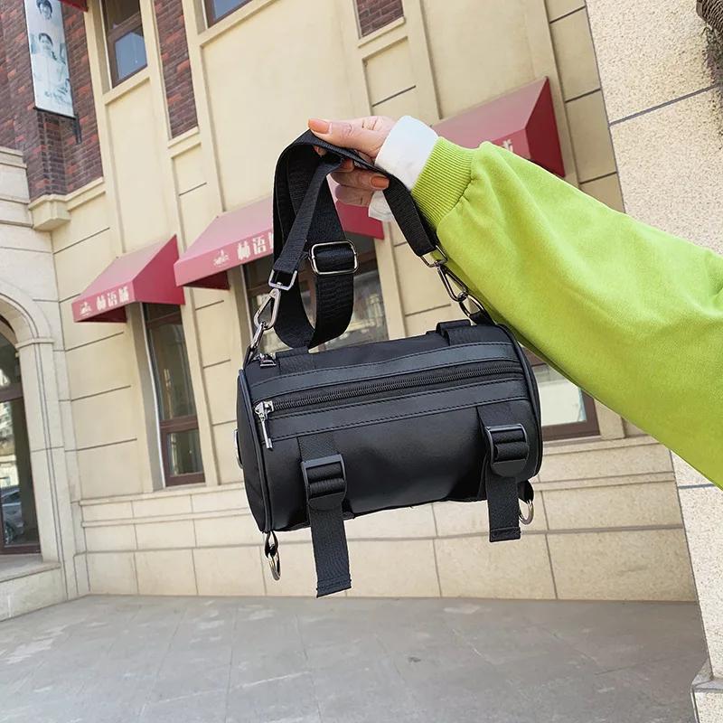 Men's Designer Crossbody Bags Fashion Small Cylinder Phone Packs 2020Women's Messenger Shoulder Bag Street Hip-Hop Tooling Pouch