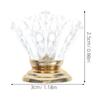 10Pcs Clear Glass Drawer Pulls Crystal Acrylic Knobs for Cabinet Doors Dresser Hardware Single Hole Easy Install Home Renovation