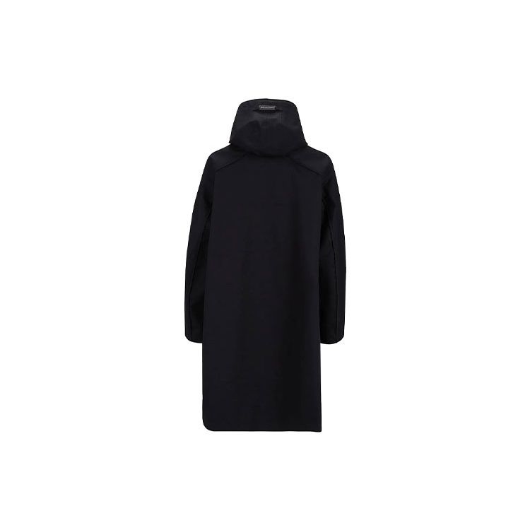 Y-3 FW21 Solid Color Hooded Windbreaker Unisex Outerwear Black GV4233