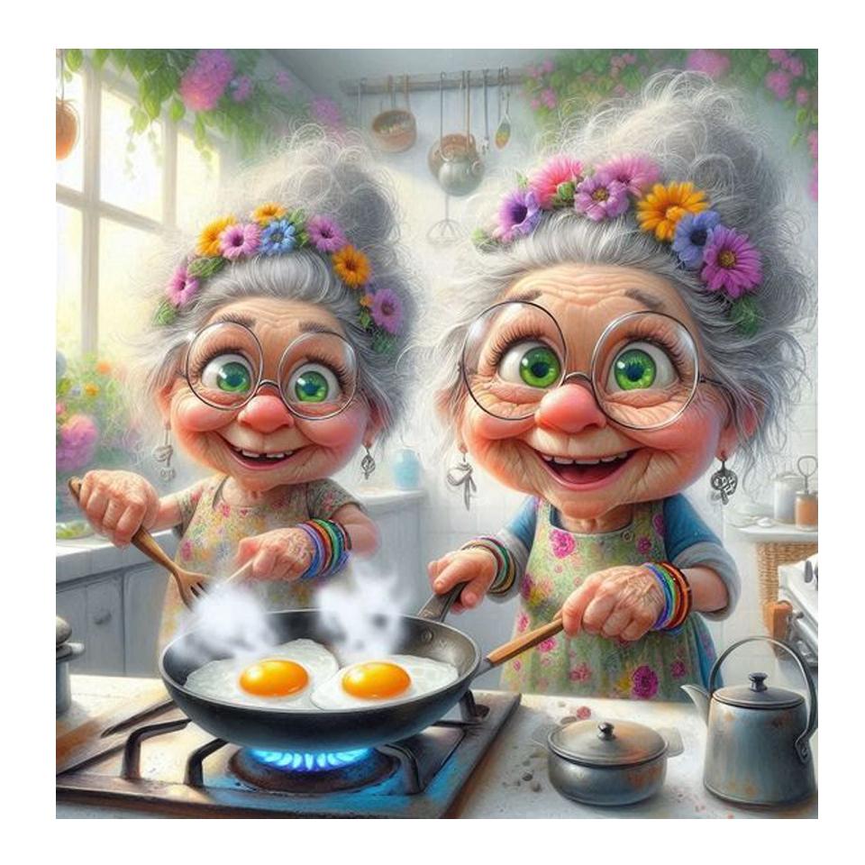 

Счастливая пожилая леди и домашняя собака 5D DIY Алмазная живопись Смешная бабушка кошка Новые 2025 Наборы для вышивания крестиком Мозаика Алмазная вышивка Искусство Round 30x30cm