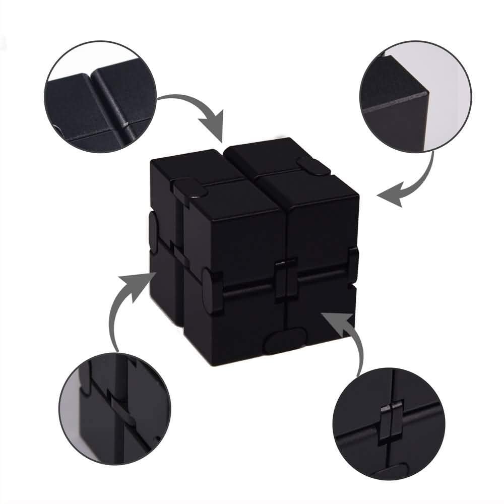 LilBit Infinity Cube Aluminum Alloy Black